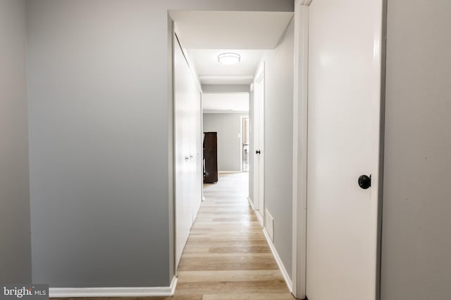 7374 Hickory Log Cir, Columbia, MD 21045 - hallway featuring light wood-style floors