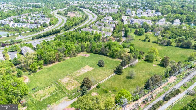 43537 Graves Ln, Ashburn, VA 20147 - drone / aerial view with a residential view