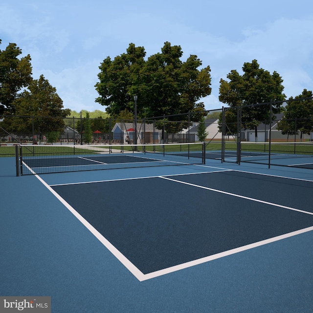 204 Baldy Ln Cayot, Unit Cayot, Middletown, DE 19709 - view of tennis court featuring fence and community basketball court