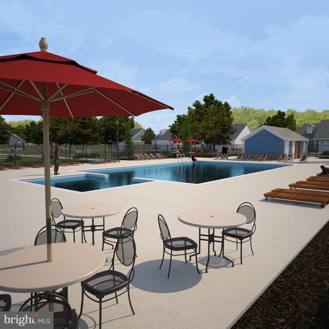204 Baldy Ln Cayot, Unit Cayot, Middletown, DE 19709 - community pool featuring fence and a patio