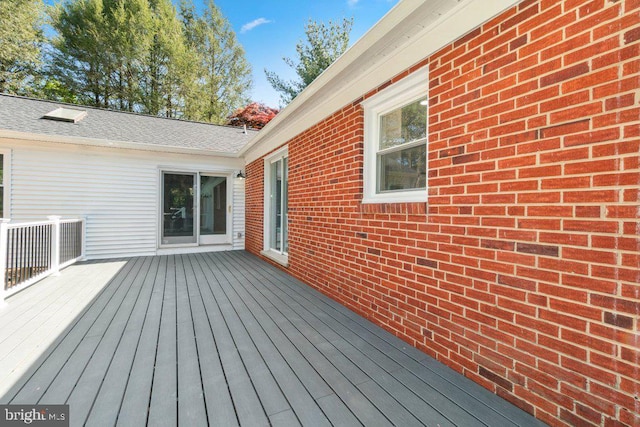 view of deck