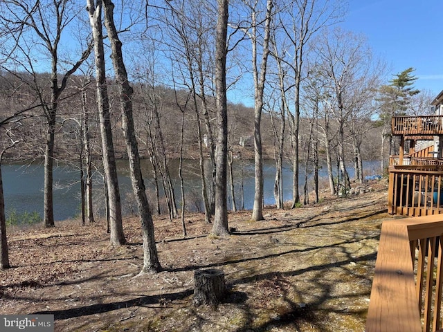 3301 Windermere Dr, Bushkill, PA 18324 - water view featuring stairs