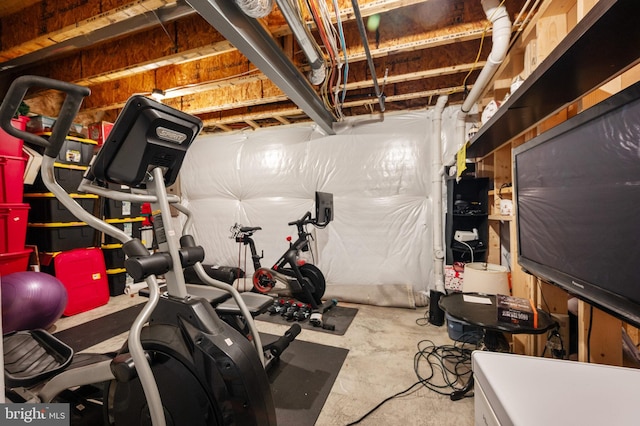 view of exercise room