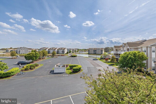 exterior space with a residential view