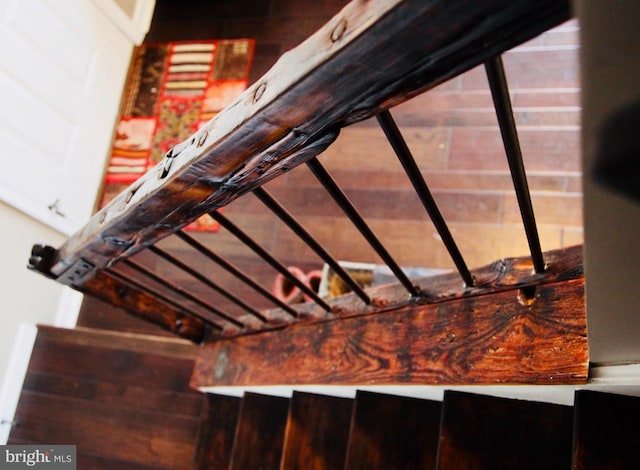 view of stairs