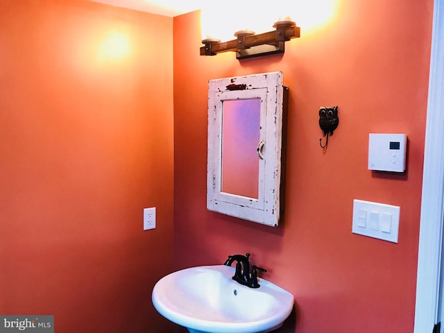 bathroom with a sink