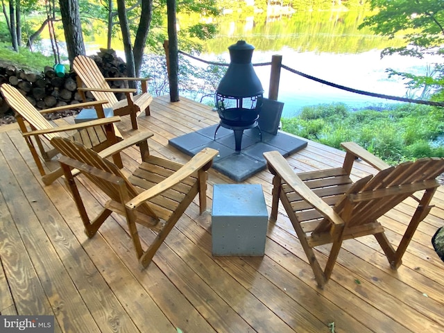 view of deck