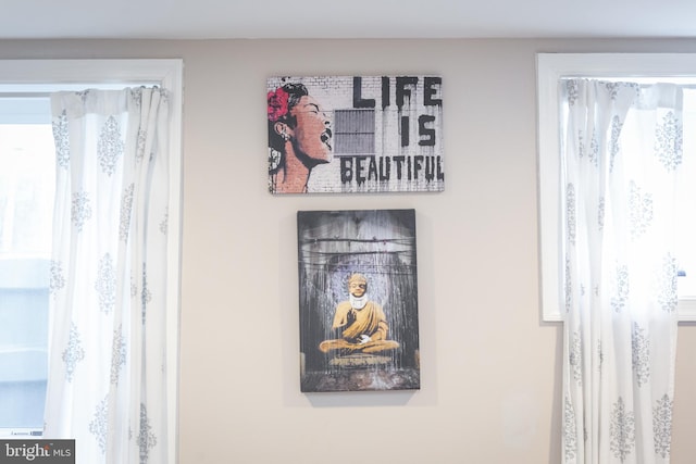 view of room details