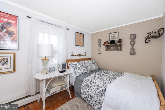 15539 Liberty Rd, Mount Airy, MD 21771 - bedroom featuring wood finished floors and crown molding