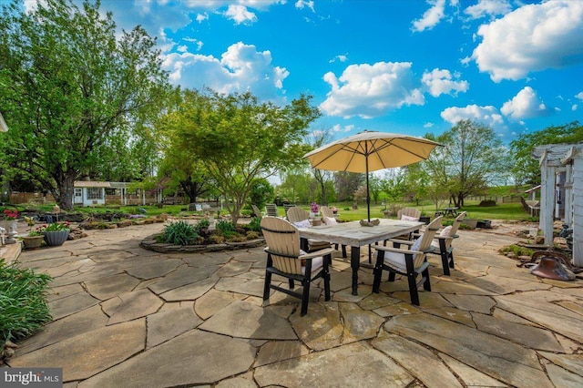 15539 Liberty Rd, Mount Airy, MD 21771 - view of patio / terrace featuring outdoor dining area
