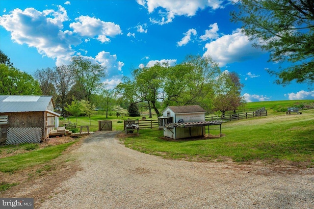 15539 Liberty Rd, Mount Airy, MD 21771 - view of street with a rural view and driveway