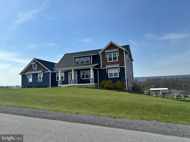 219 Pepper Ridge Dr, Spring Mills, PA 16875 - view of front of house featuring a porch and a front lawn