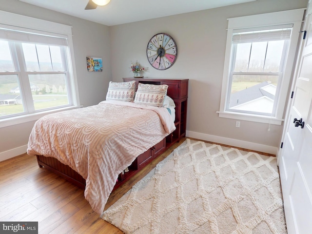 219 Pepper Ridge Dr, Spring Mills, PA 16875 - bedroom featuring multiple windows, wood finished floors, and baseboards