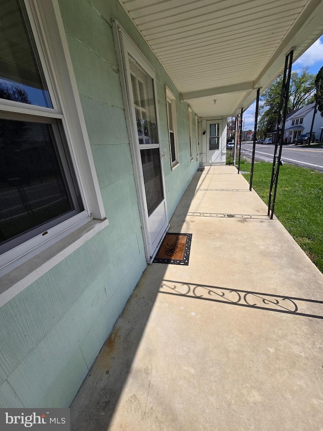 13177 Main St, Fort Loudon, PA 17224 - view of patio / terrace with covered porch