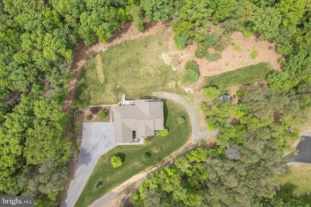 aerial view of property's location