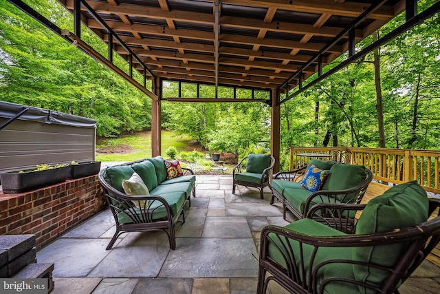 33 Fern Ct, Front Royal, VA 22630 - view of patio / terrace featuring an outdoor hangout area