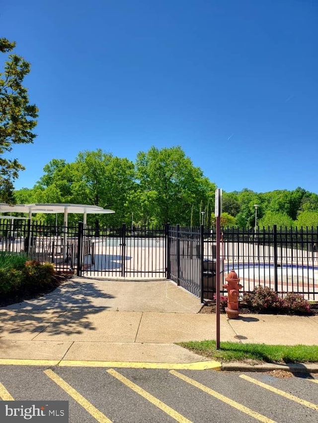 6631 Wakefield Dr Unit 804, Alexandria, VA 22307 - view of gate featuring fence