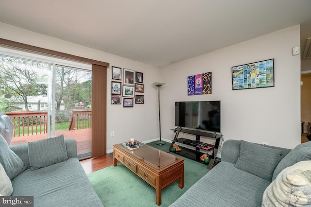 206 Iriquois, Browns Mills, NJ 08015 - living area with baseboards