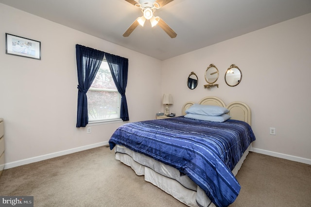 206 Iriquois, Browns Mills, NJ 08015 - carpeted bedroom featuring baseboards and ceiling fan