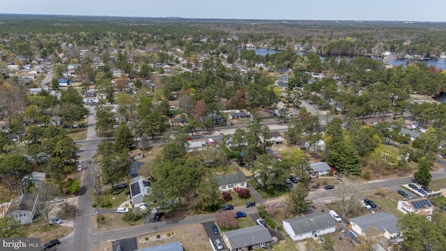 206 Iriquois, Browns Mills, NJ 08015 - aerial view featuring a water view and a view of trees