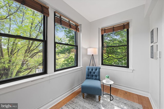 4007 Connecticut Ave NW Unit 302, Washington, DC 20008 - living area featuring wood finished floors and baseboards
