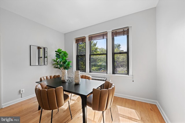 4007 Connecticut Ave NW Unit 302, Washington, DC 20008 - dining room with baseboards and wood finished floors