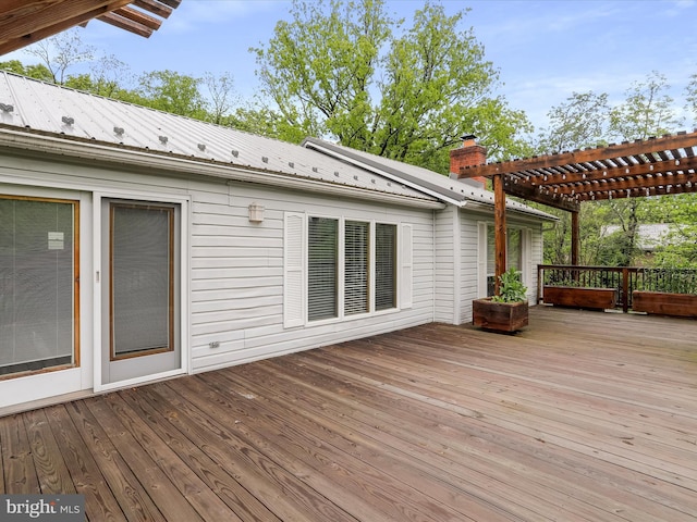 11416 Kline Dr NW, Cumberland, MD 21502 - deck featuring a pergola