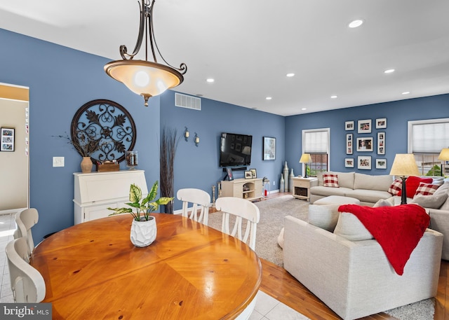 137 E Holly, Haddon Township, NJ 08107 - dining space featuring recessed lighting
