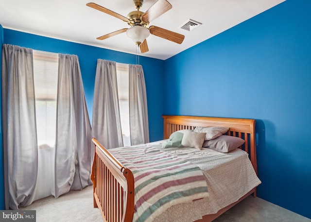 137 E Holly, Haddon Township, NJ 08107 - bedroom with carpet and a ceiling fan
