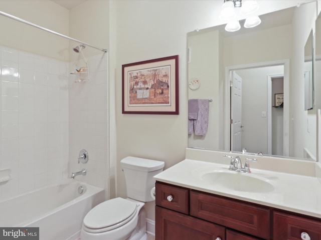3911 Doc Berlin Dr Unit 35, Silver Spring, MD 20906 - full bathroom featuring toilet, shower / bathtub combination, and vanity