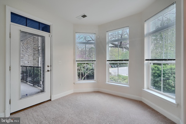 interior space with visible vents and plenty of natural light