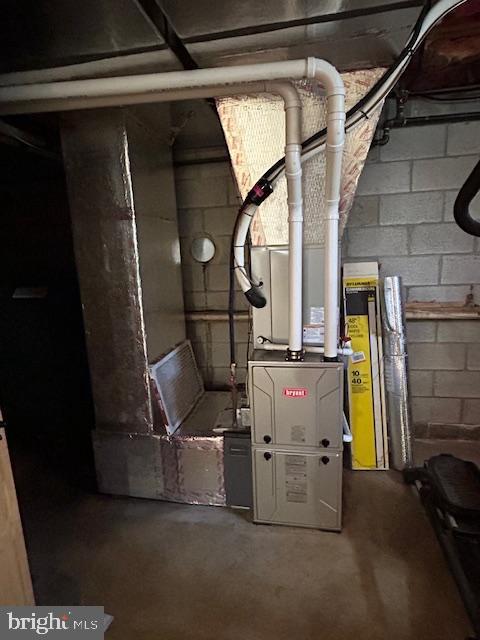 view of utility room
