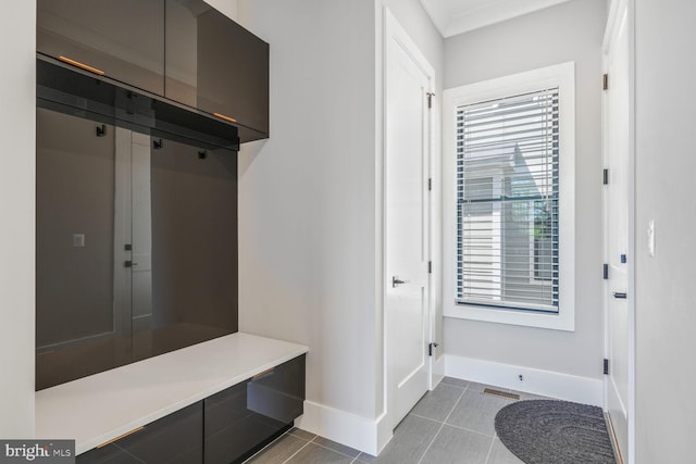 2600 3rd St N, Arlington, VA 22201 - mudroom with baseboards, tile patterned flooring, and visible vents