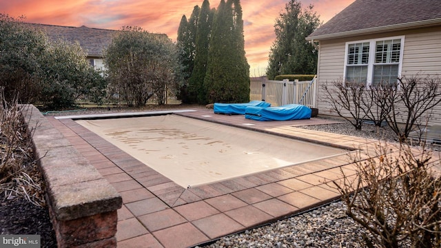 1222 Brian Ln, Hanover, PA 17331 - view of patio with a covered pool and fence
