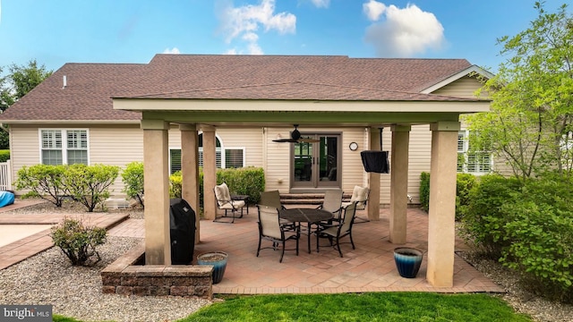 1222 Brian Ln, Hanover, PA 17331 - view of patio featuring a ceiling fan
