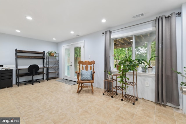12328 Woodlawn Ct, Woodbridge, VA 22192 - office featuring healthy amount of natural light and recessed lighting