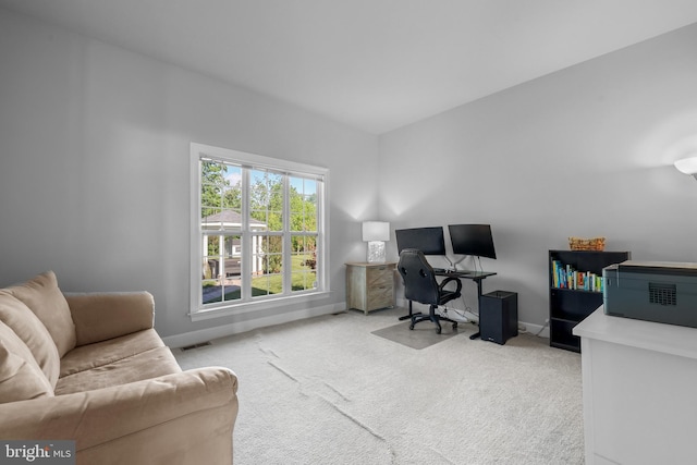 42438 Black Talon Ct, Leesburg, VA 20176 - carpeted home office featuring baseboards