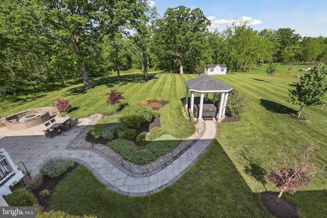 42438 Black Talon Ct, Leesburg, VA 20176 - bird's eye view of a tree filled landscape