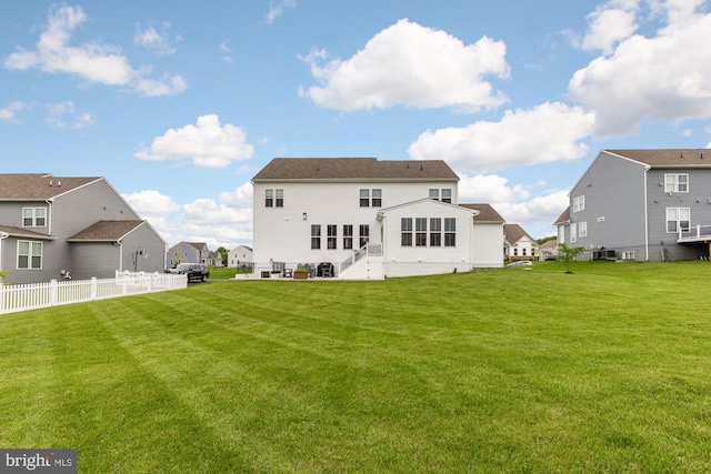 15613 Althea Ln, Gainesville, VA 20155 - rear view of house with a residential view and central AC