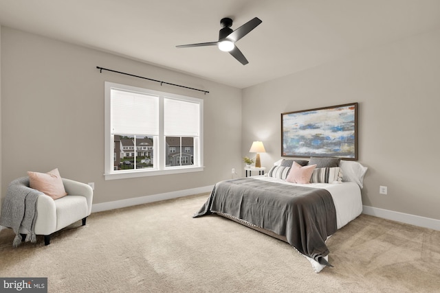 15613 Althea Ln, Gainesville, VA 20155 - carpeted bedroom with baseboards and a ceiling fan