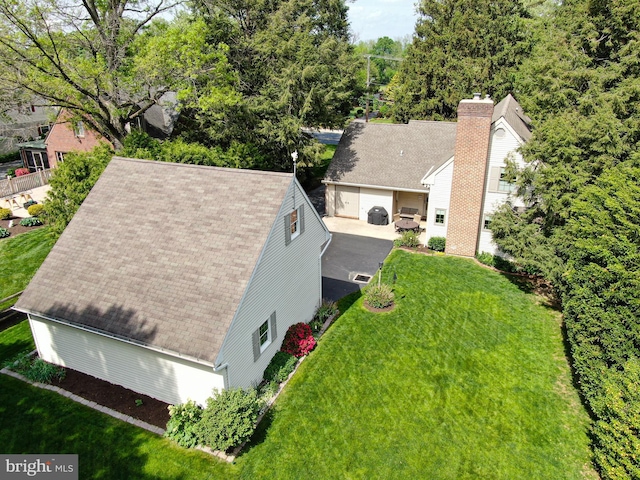 view of subject property