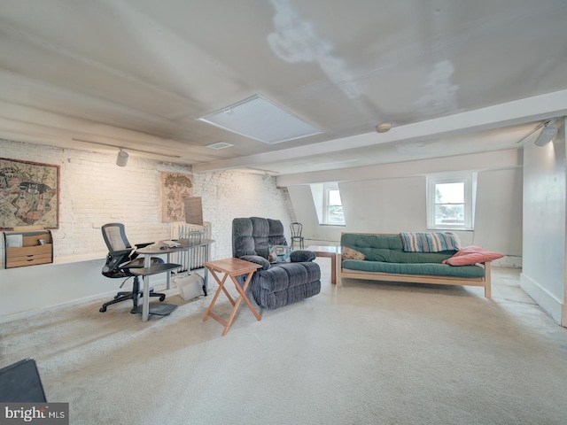 interior space with baseboards
