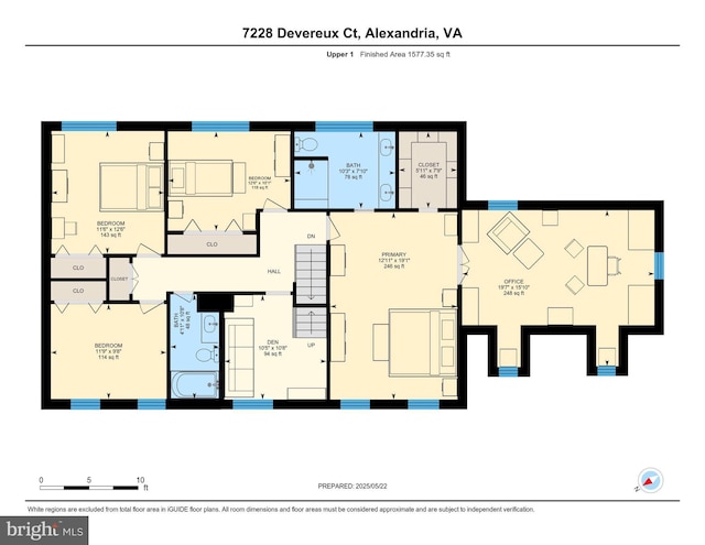 7228 Devereux Ct, Alexandria, VA 22315 - room layout