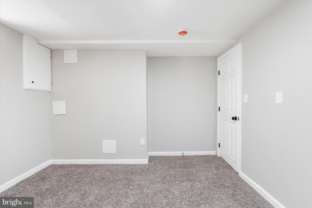 6217 Burgess Ave, Baltimore, MD 21214 - finished below grade area featuring baseboards and carpet floors
