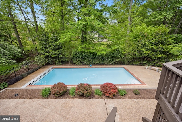 6530 Heather Brook Ct, Mclean, VA 22101 - view of swimming pool featuring a patio, a fenced in pool, and a fenced backyard