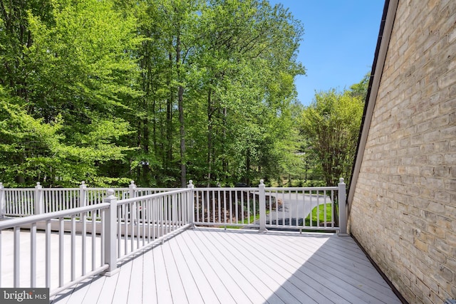 6530 Heather Brook Ct, Mclean, VA 22101 - view of wooden terrace