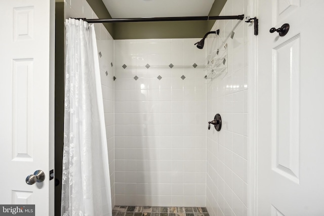 6530 Heather Brook Ct, Mclean, VA 22101 - full bathroom featuring a tile shower