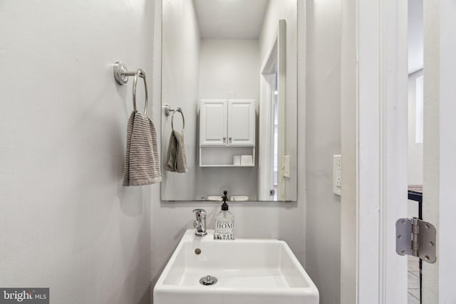 bathroom with a sink