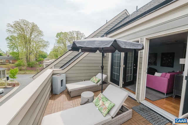 view of deck