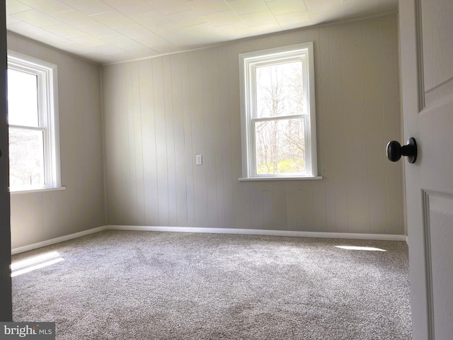 empty room with carpet floors